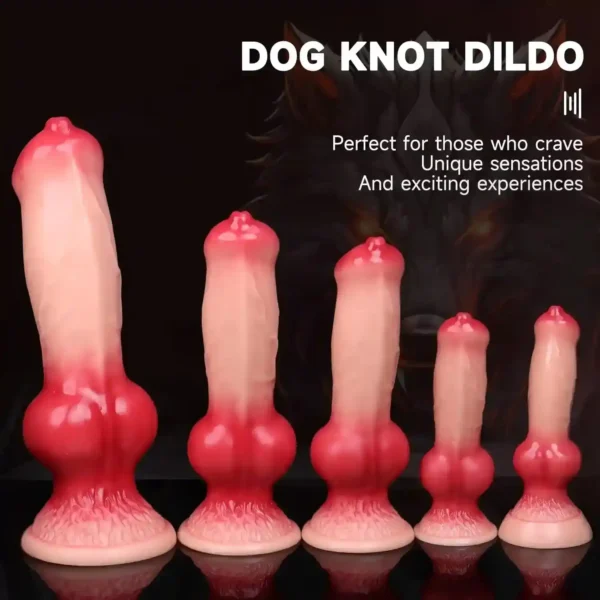 orange animal dildo pvc material