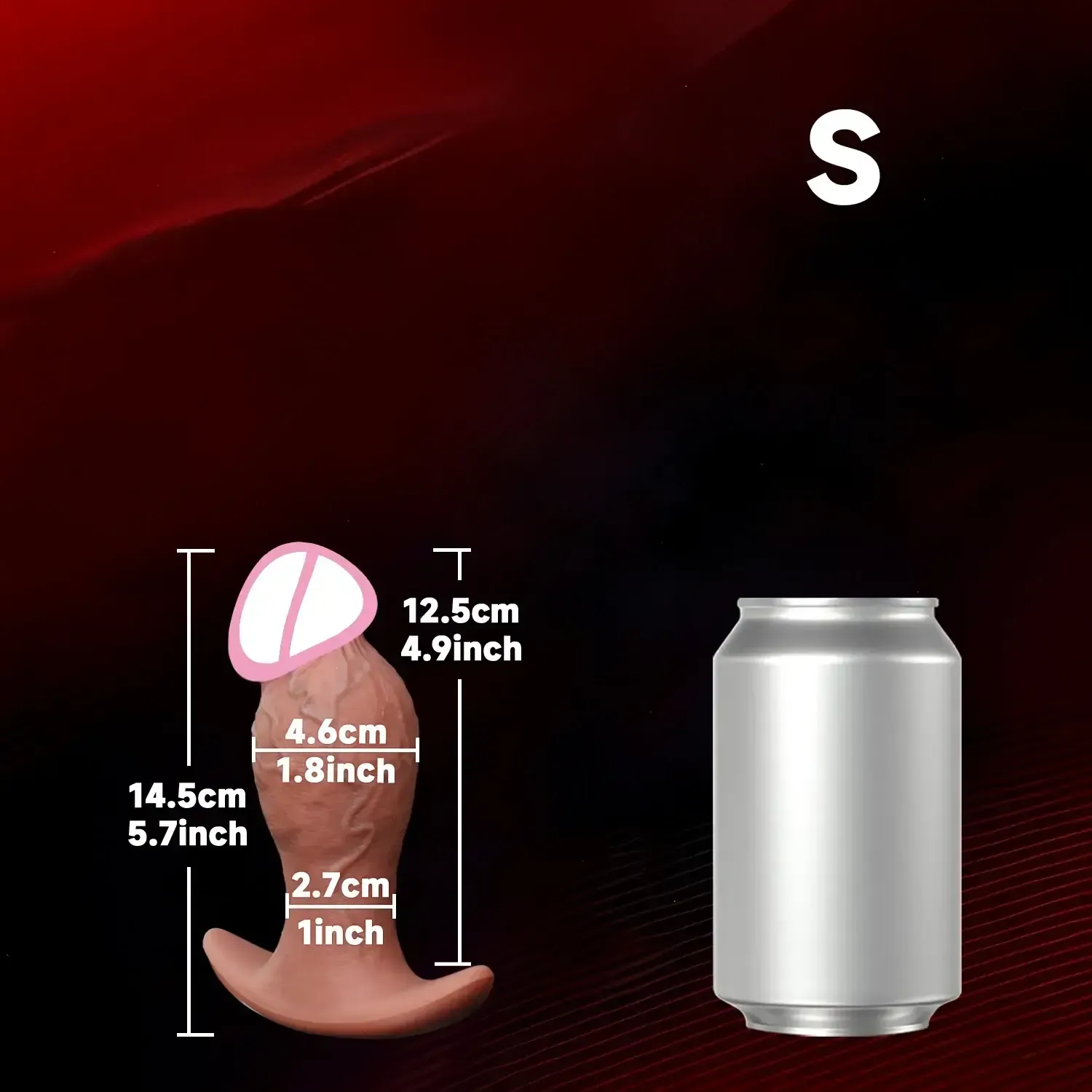 oversized silicone dildo for anal