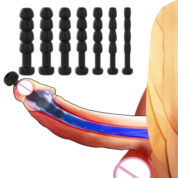 painless insertion urethral stimulation plug