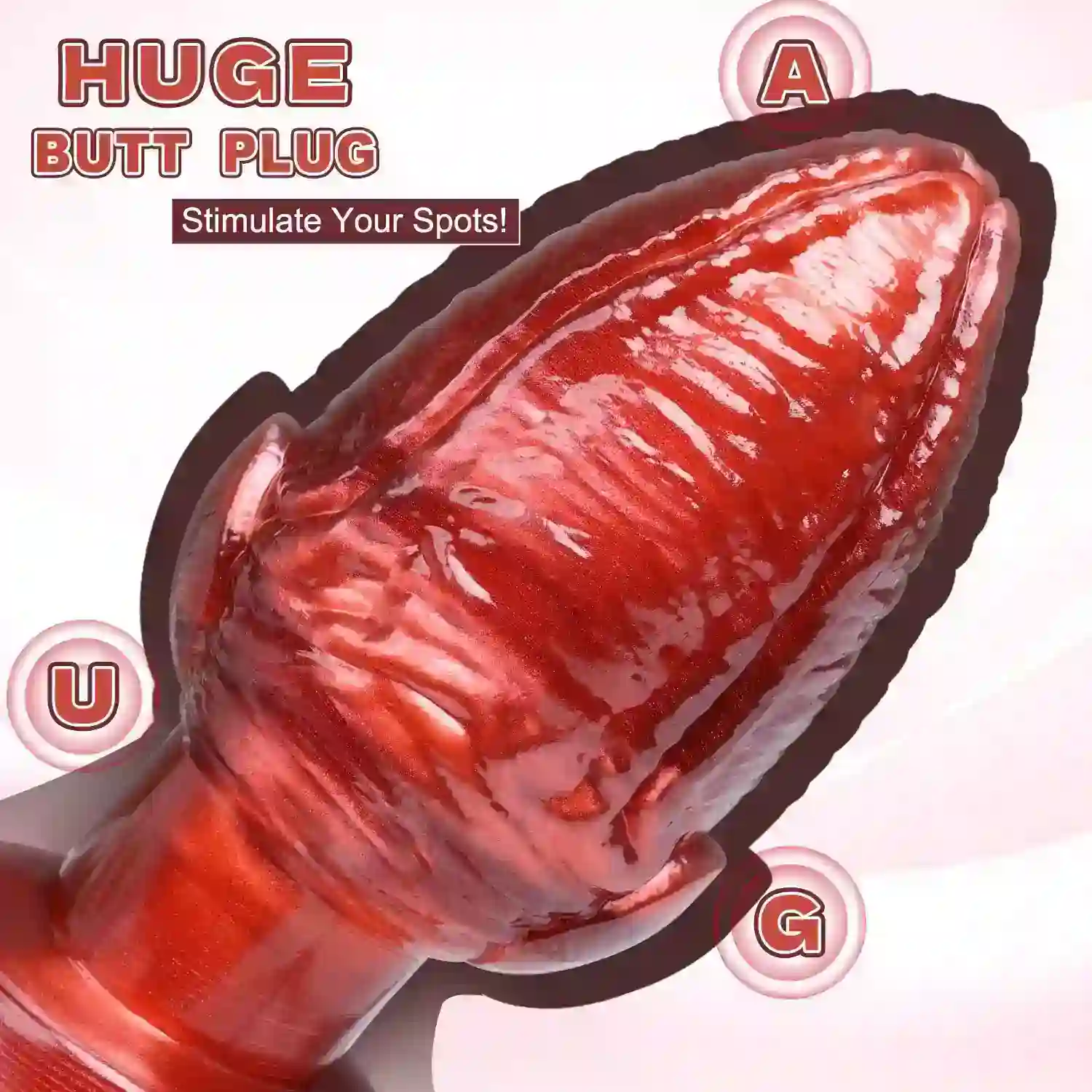 pinecone texture g spot anal plug