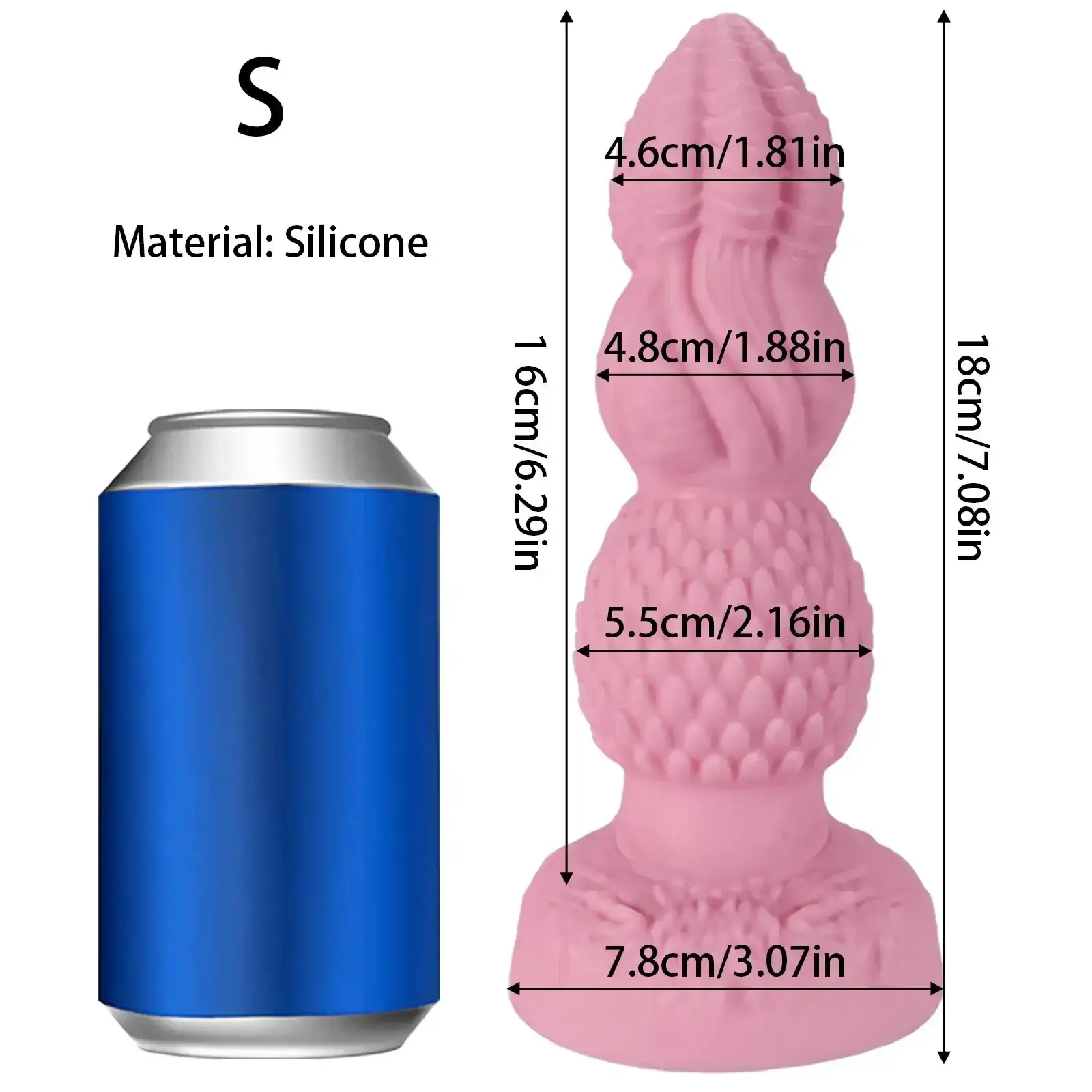 plastic anal plug discreet shipping