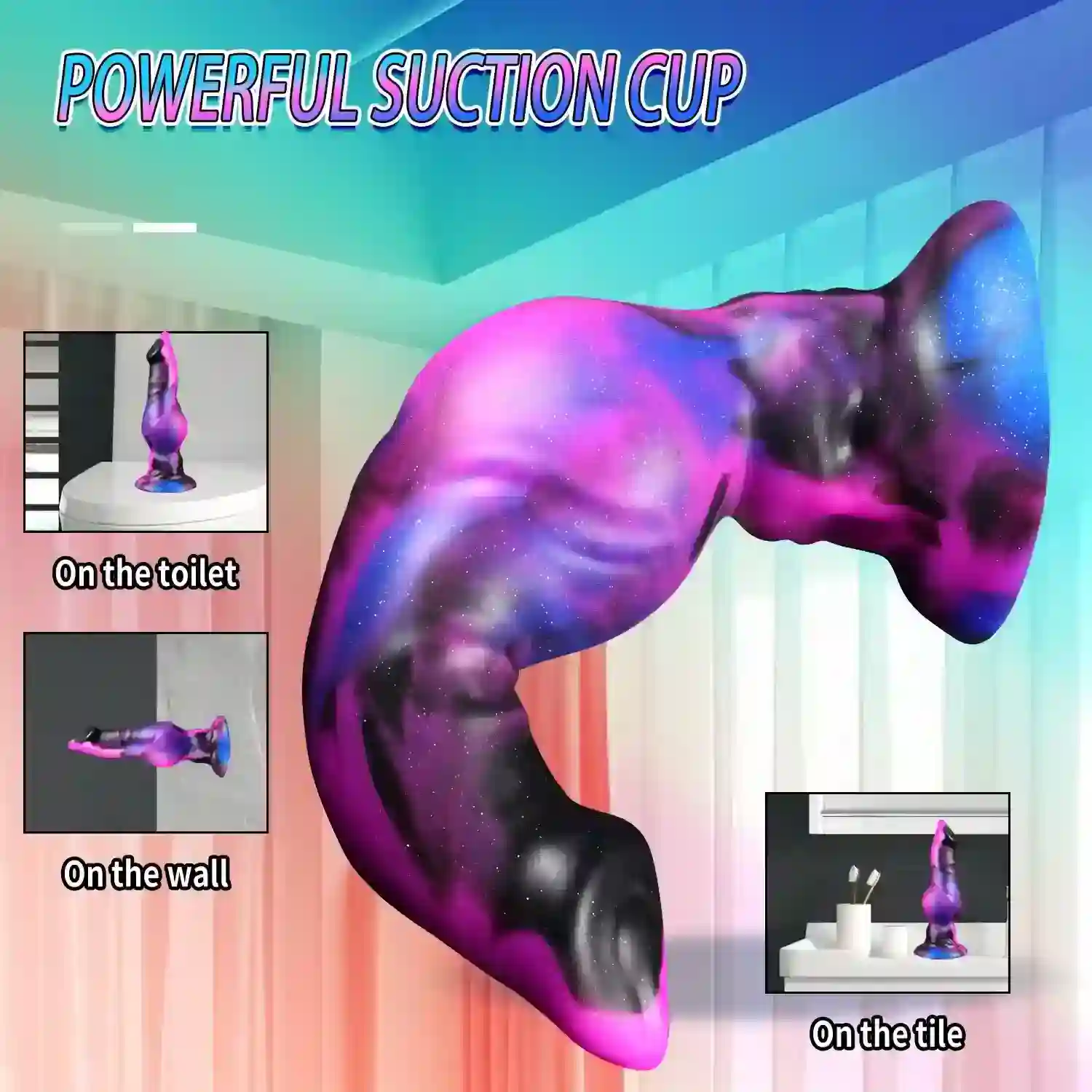 prostate massager suction cup ergonomic