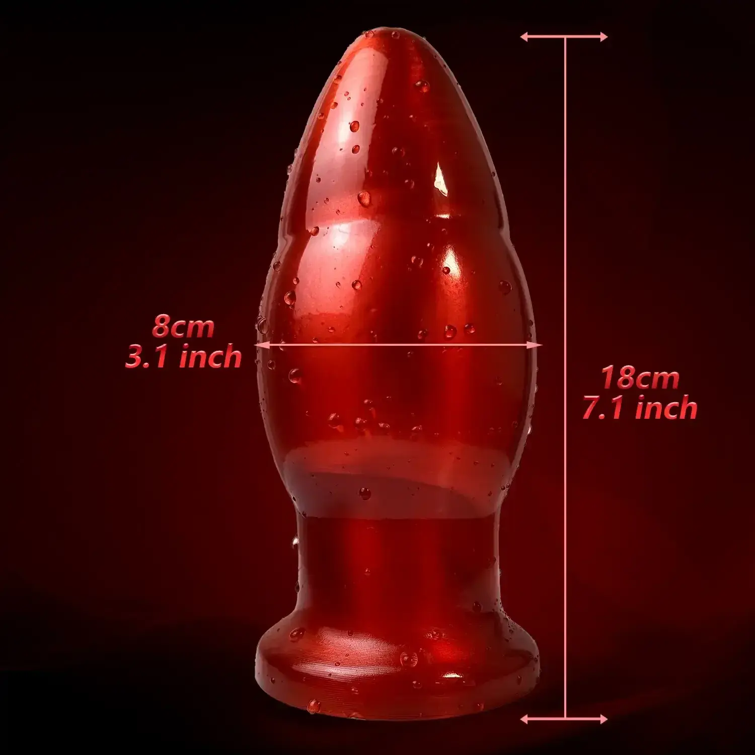 pvc anal plug ergonomic design 1