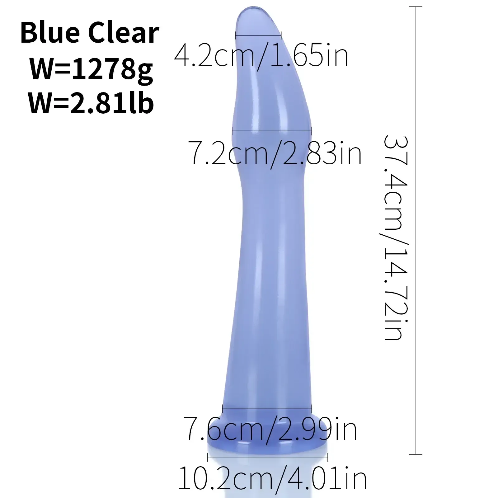 pvc dildo with strong suction