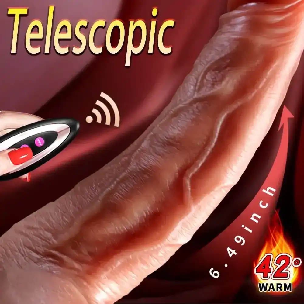 realistic dildo with internal heating