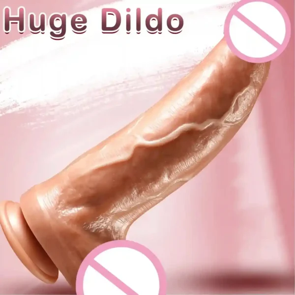 realistic dildo with prominent head