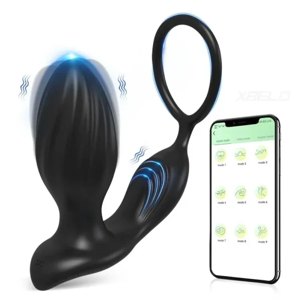 rechargeable app controlled butt plug