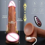 rechargeable dildo anal plug silicone