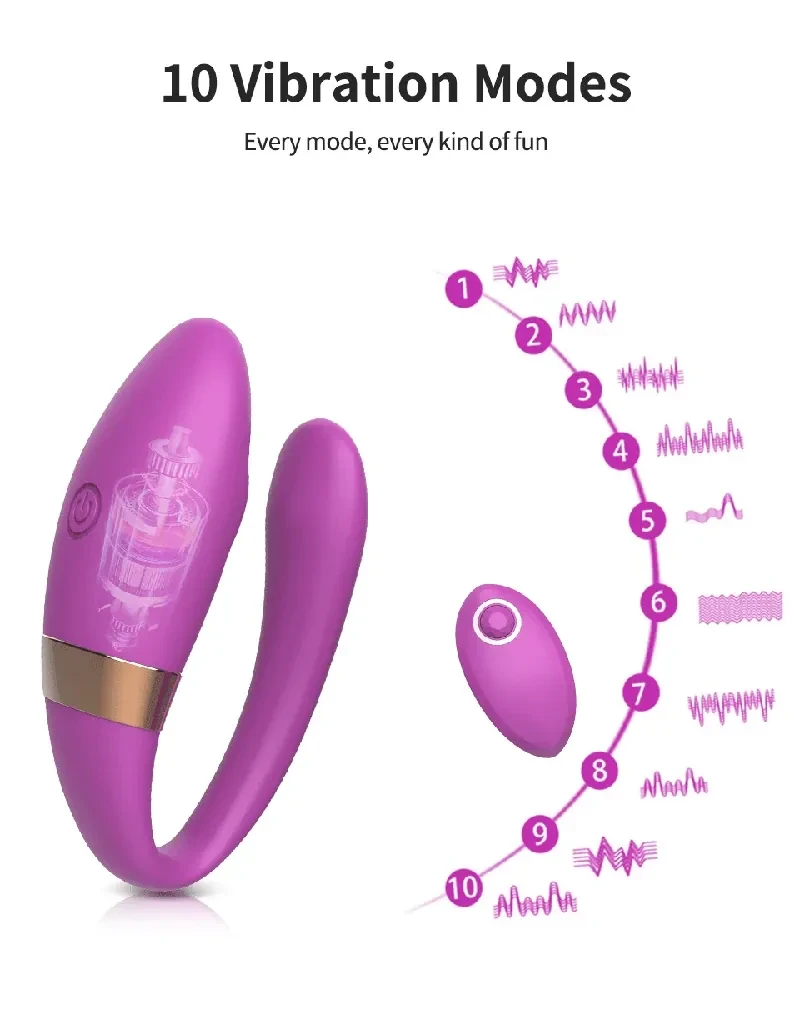 rechargeable prostate massager remote control