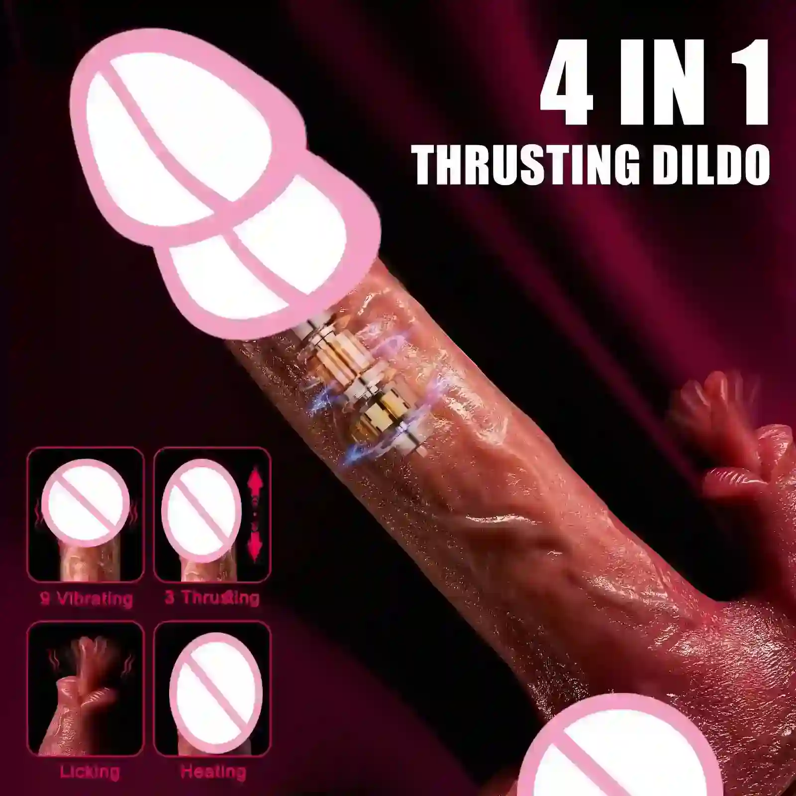 rechargeable vibrating dildo for prostate stimulation