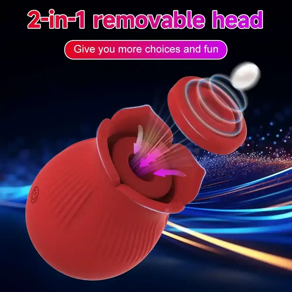 red rose suction toy waterproof