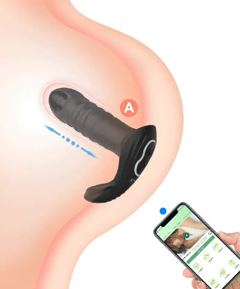 remote control anal prostate massager