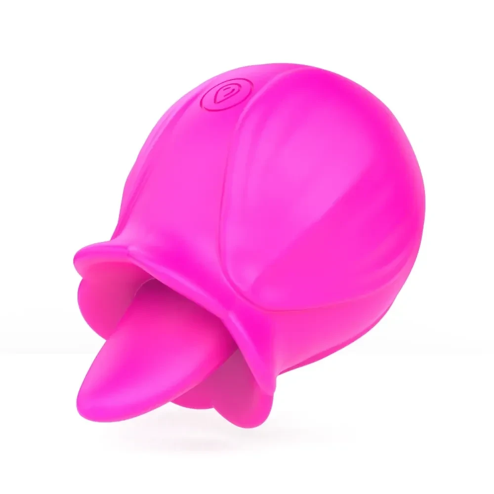 rose shaped clitoral massager silicone