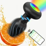 rotating vibrating anal pleasure device