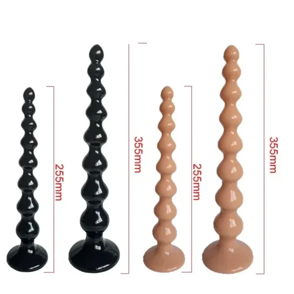 segmented anal beads pvc material