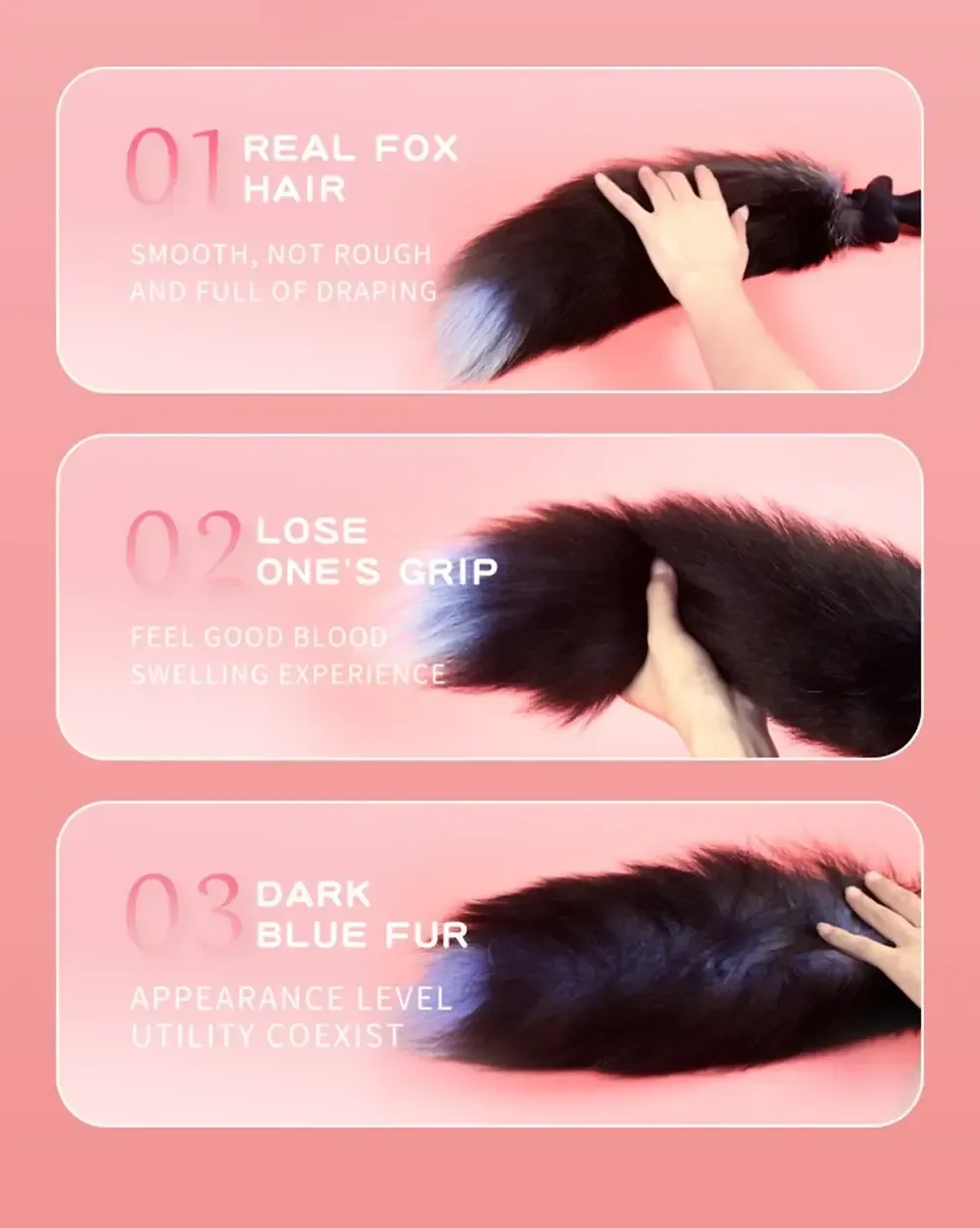 self shaking fox tail vibrator