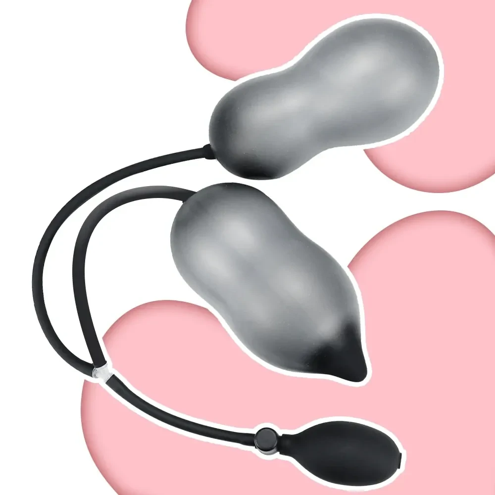 silicone anal dilator inflatable design