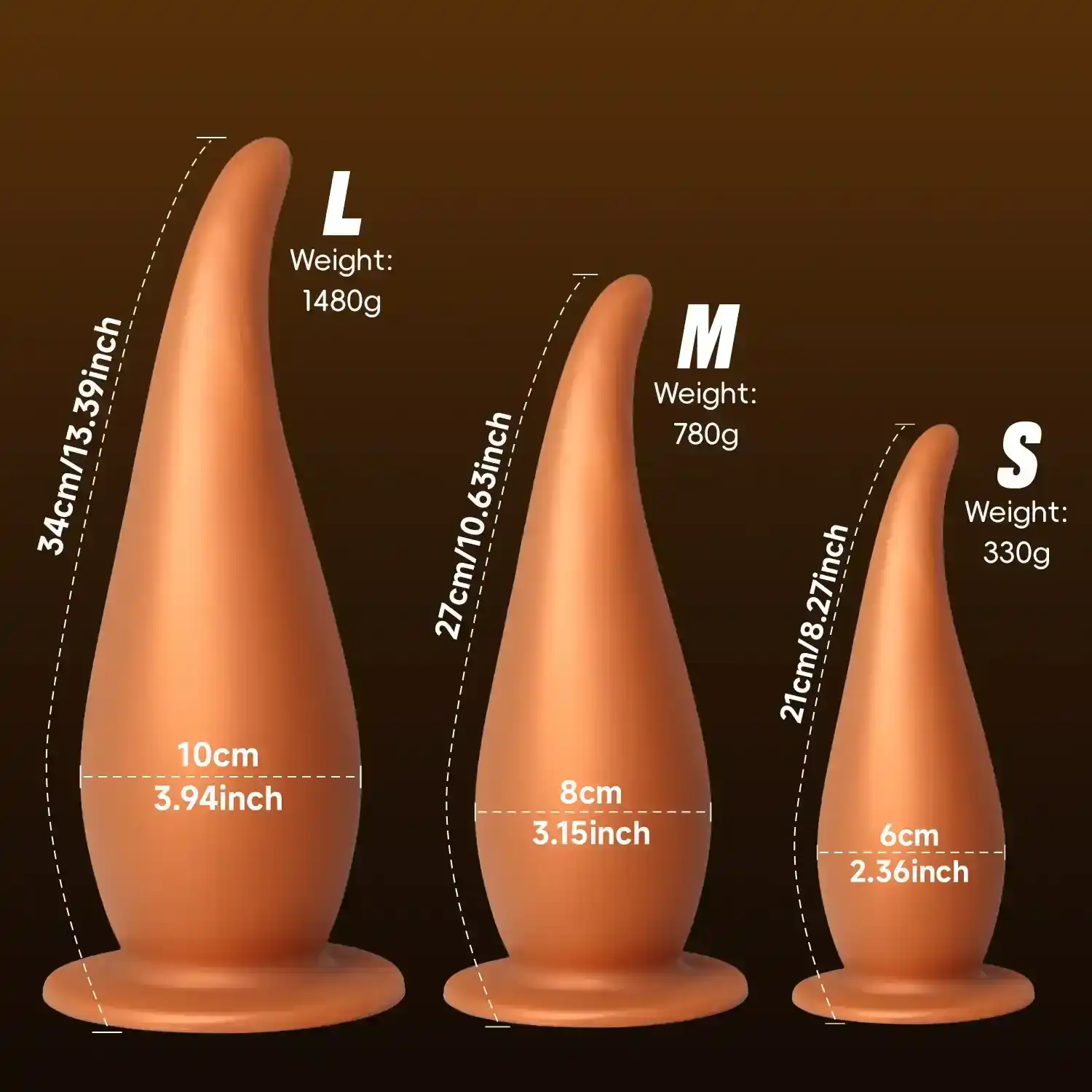 silicone anal plug for stretching