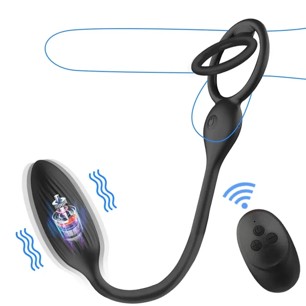 silicone anal plug with lock ring