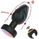 silicone anal toy for men women