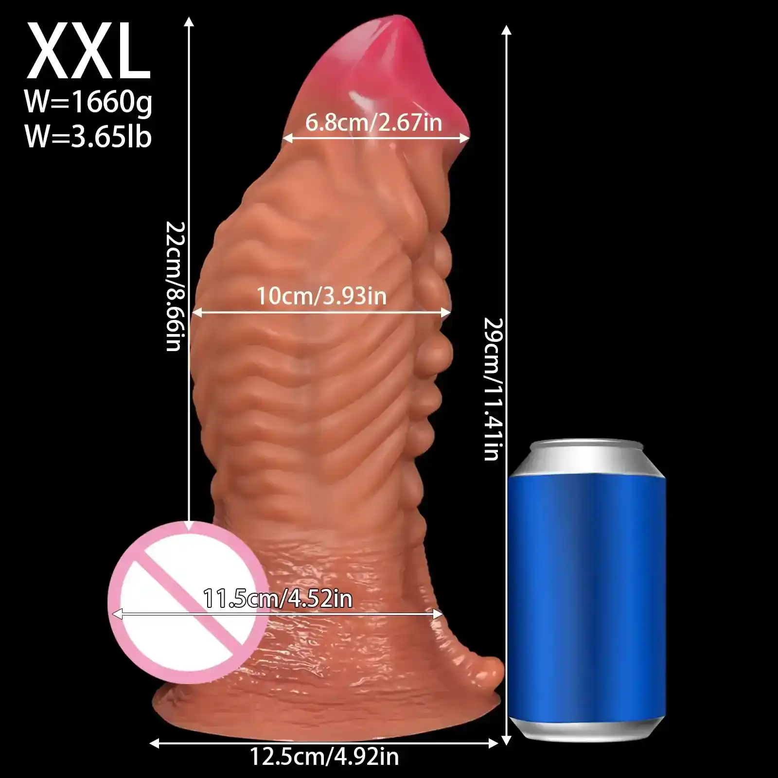 silicone butt plug gradual expansion design