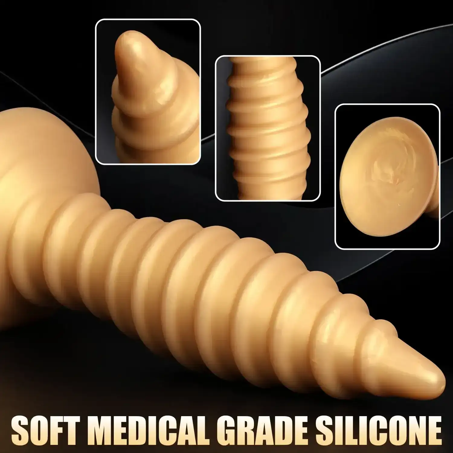silicone butt plug suction cup