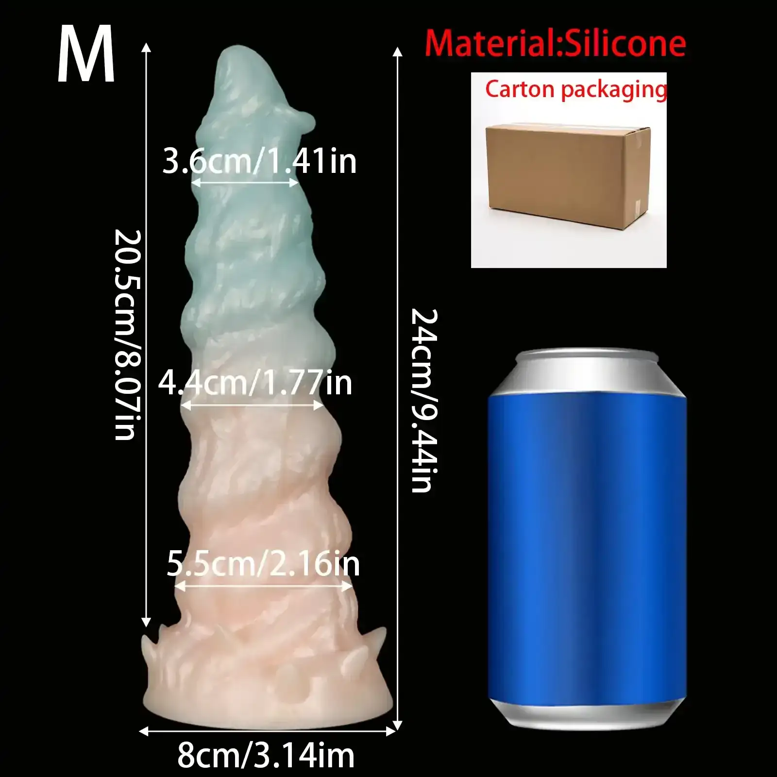 silicone butt plug suction cup base