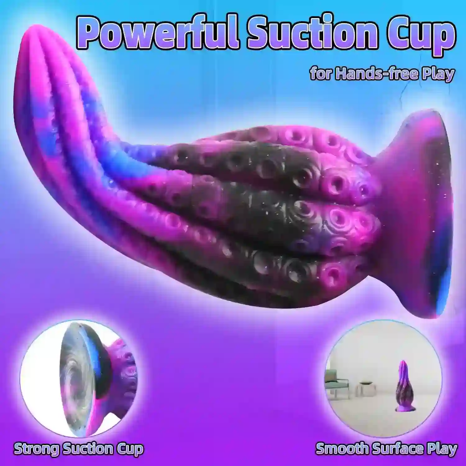 silicone dildo and butt plug