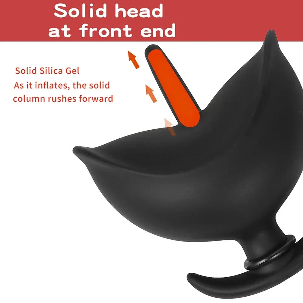 silicone flower bud anal dilator