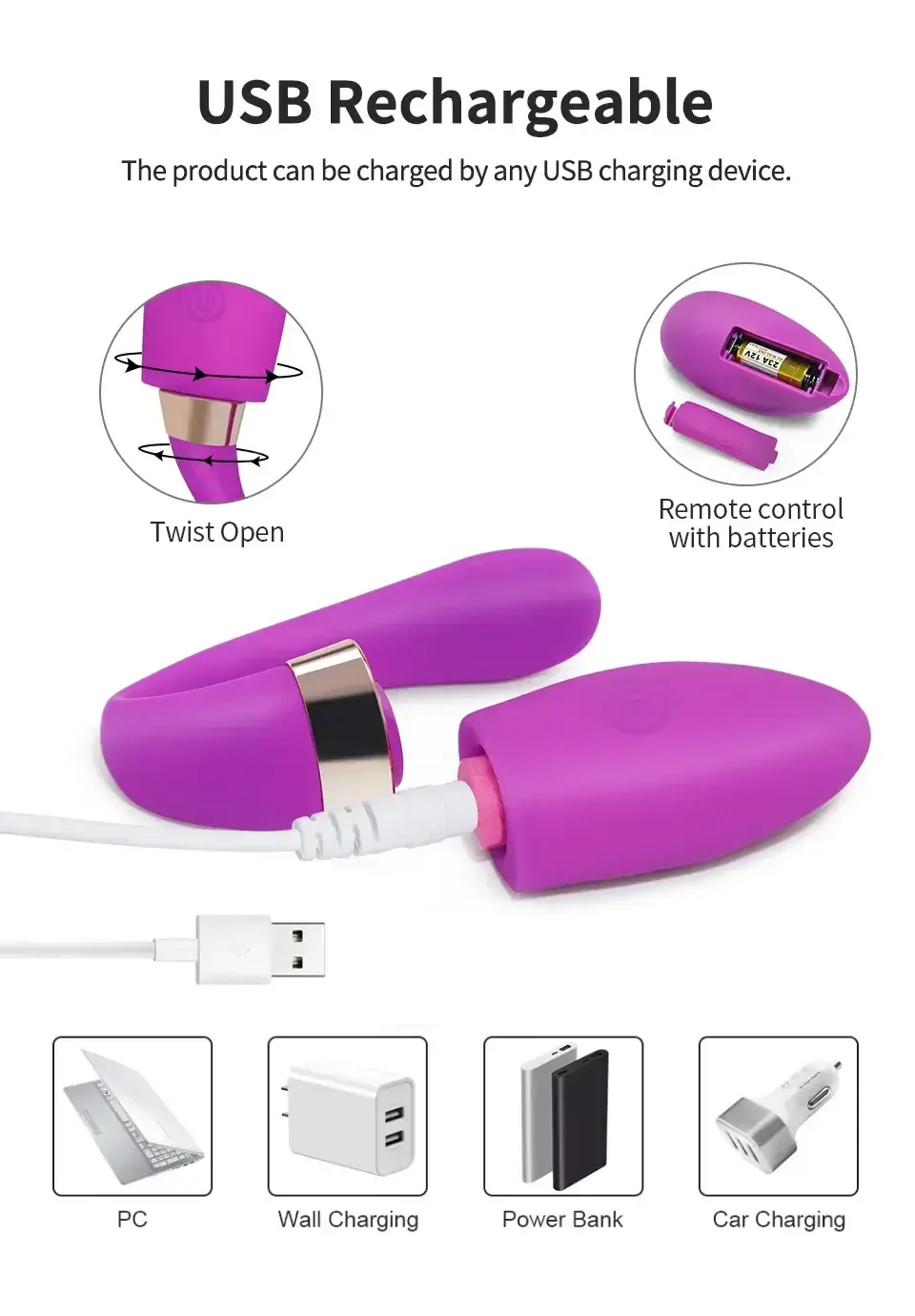 silicone g spot prostate massager