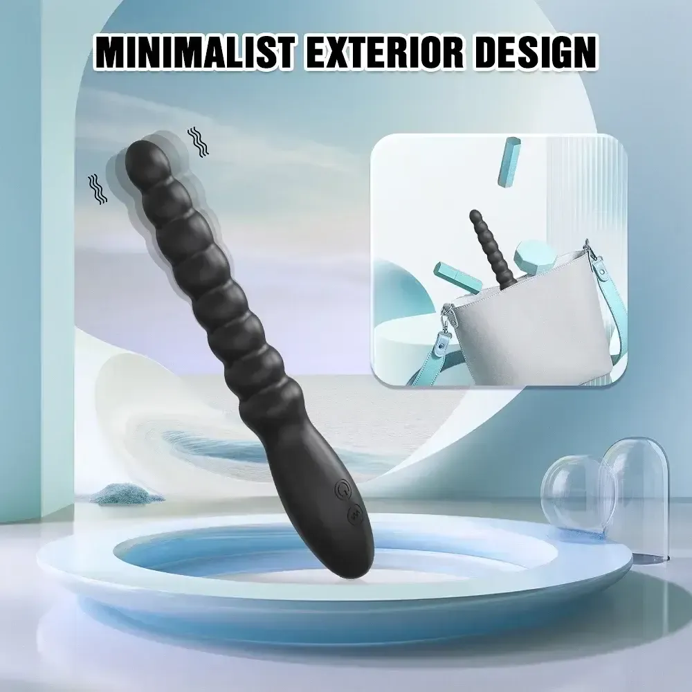 silicone g spot vibrator with beads