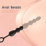 silicone graduated beads prostate stimulation