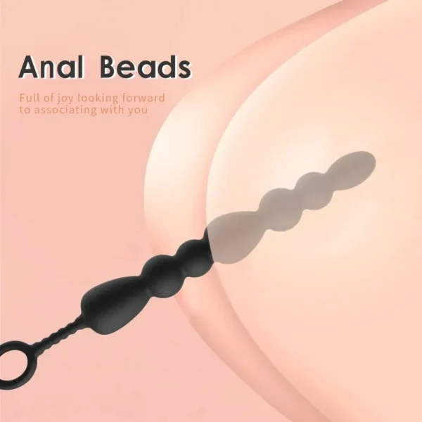 silicone graduated beads prostate stimulation