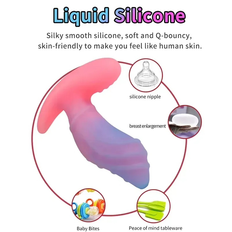 silicone prostate massager anal toy