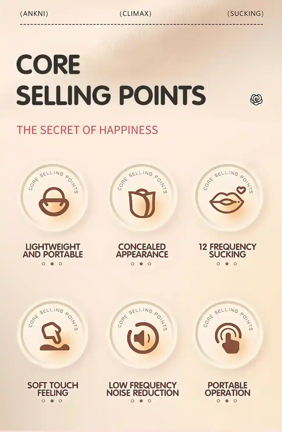 silicone rose toy with varying intensities