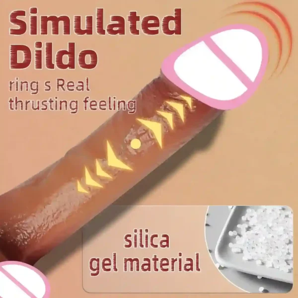 skin feeling silicone cock dildo