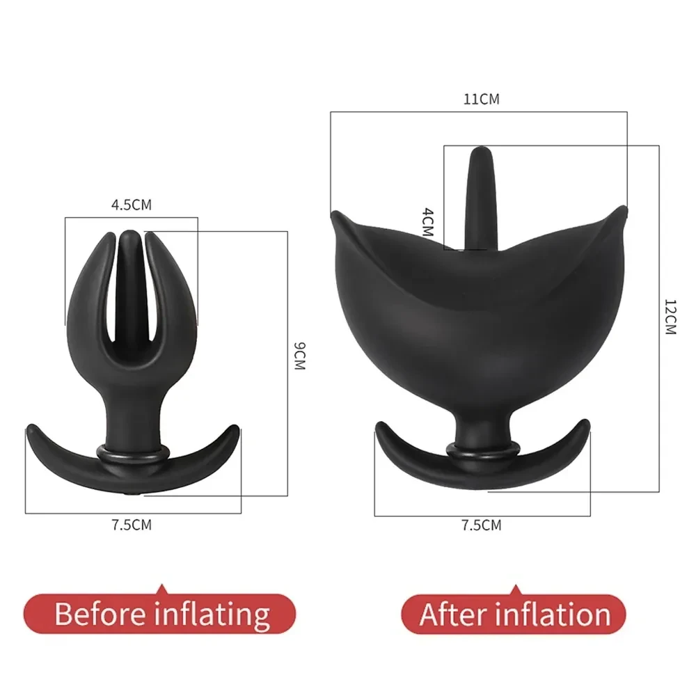 small inflatable anal plug silicone