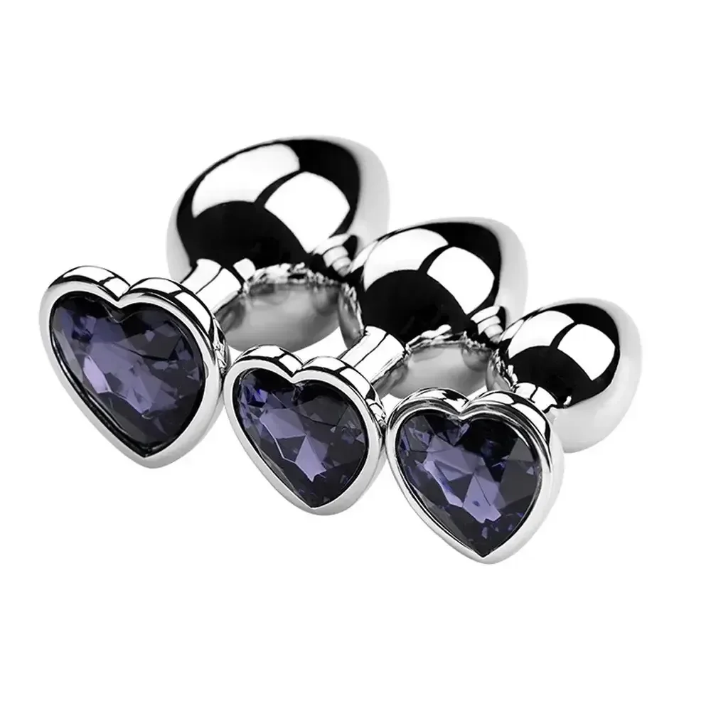 small metal anal plug 70mm