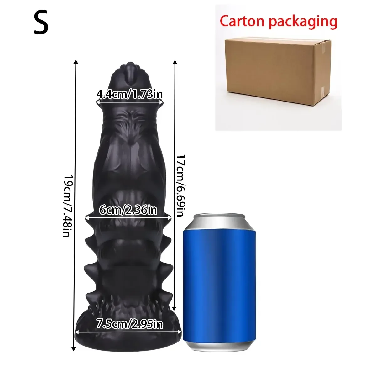 small rubber dragon butt plug