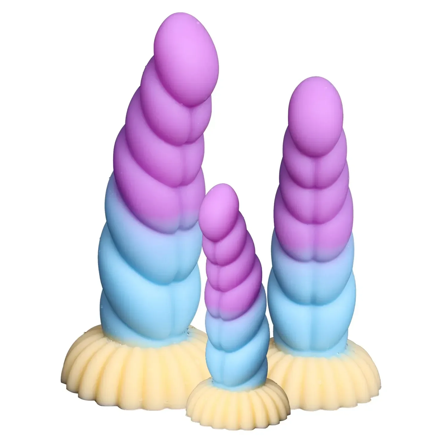 small silicone anal plug suction cup