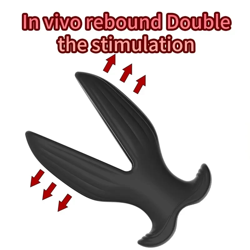 small silicone tunnel anal plug