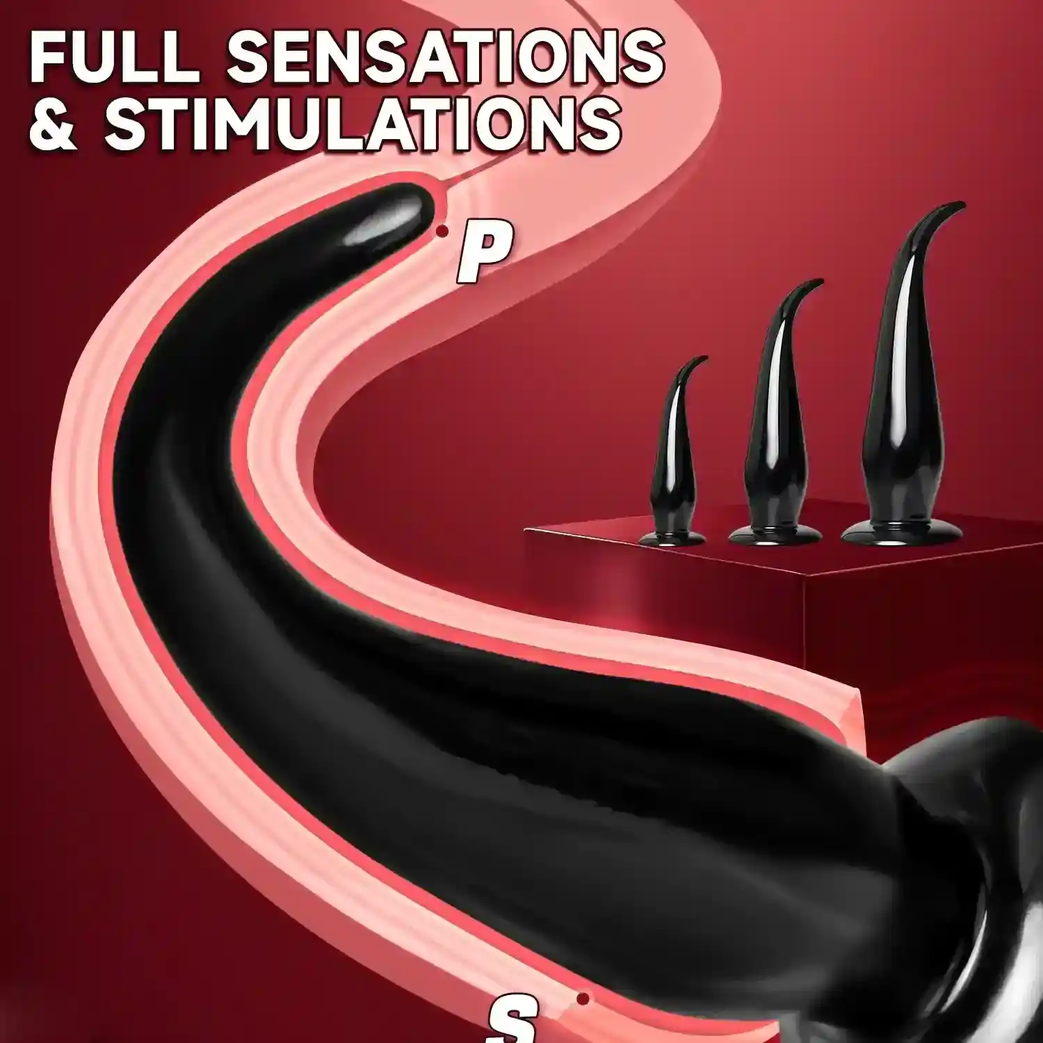 small sized pvc prostate plug