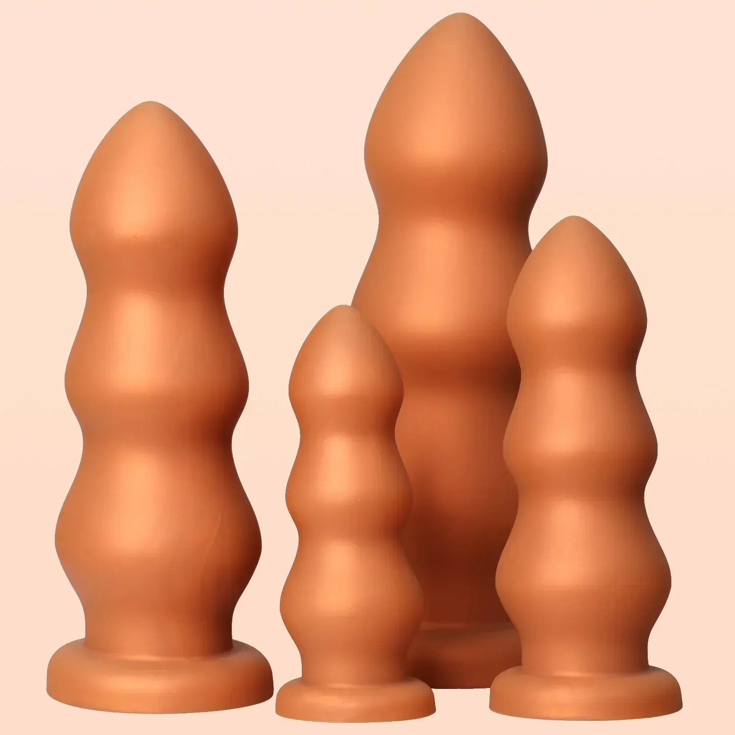 smooth graduated anal bead set