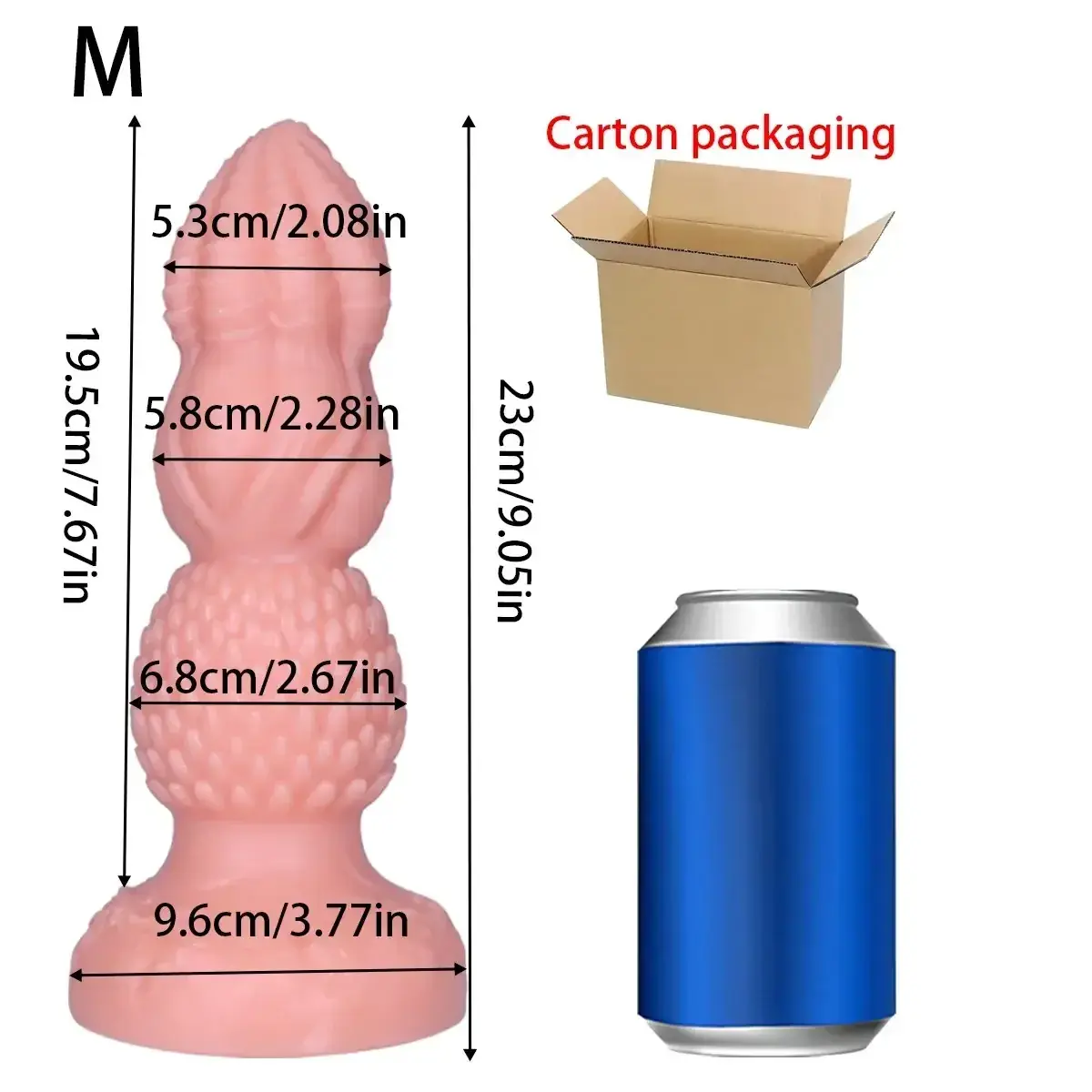 smooth non porous plastic plug