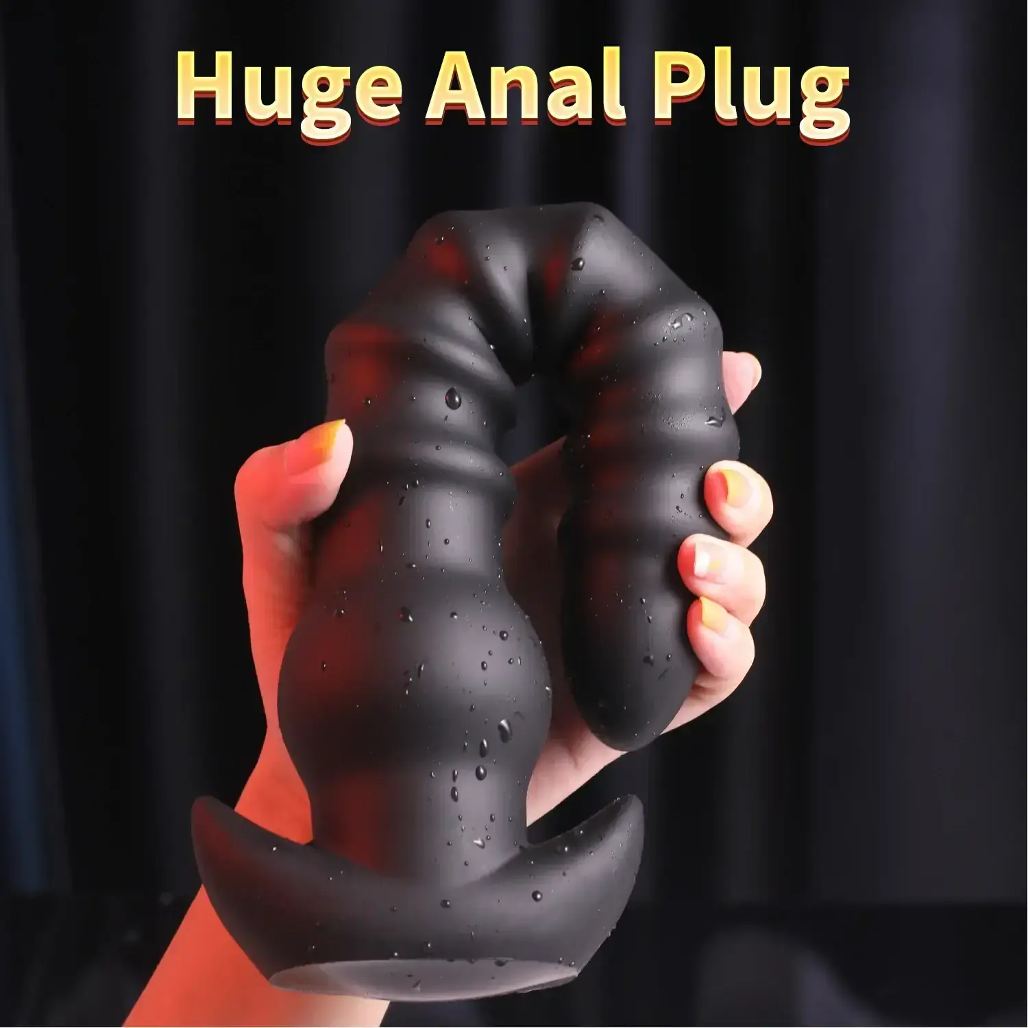 smooth silicone anal beads plug 1