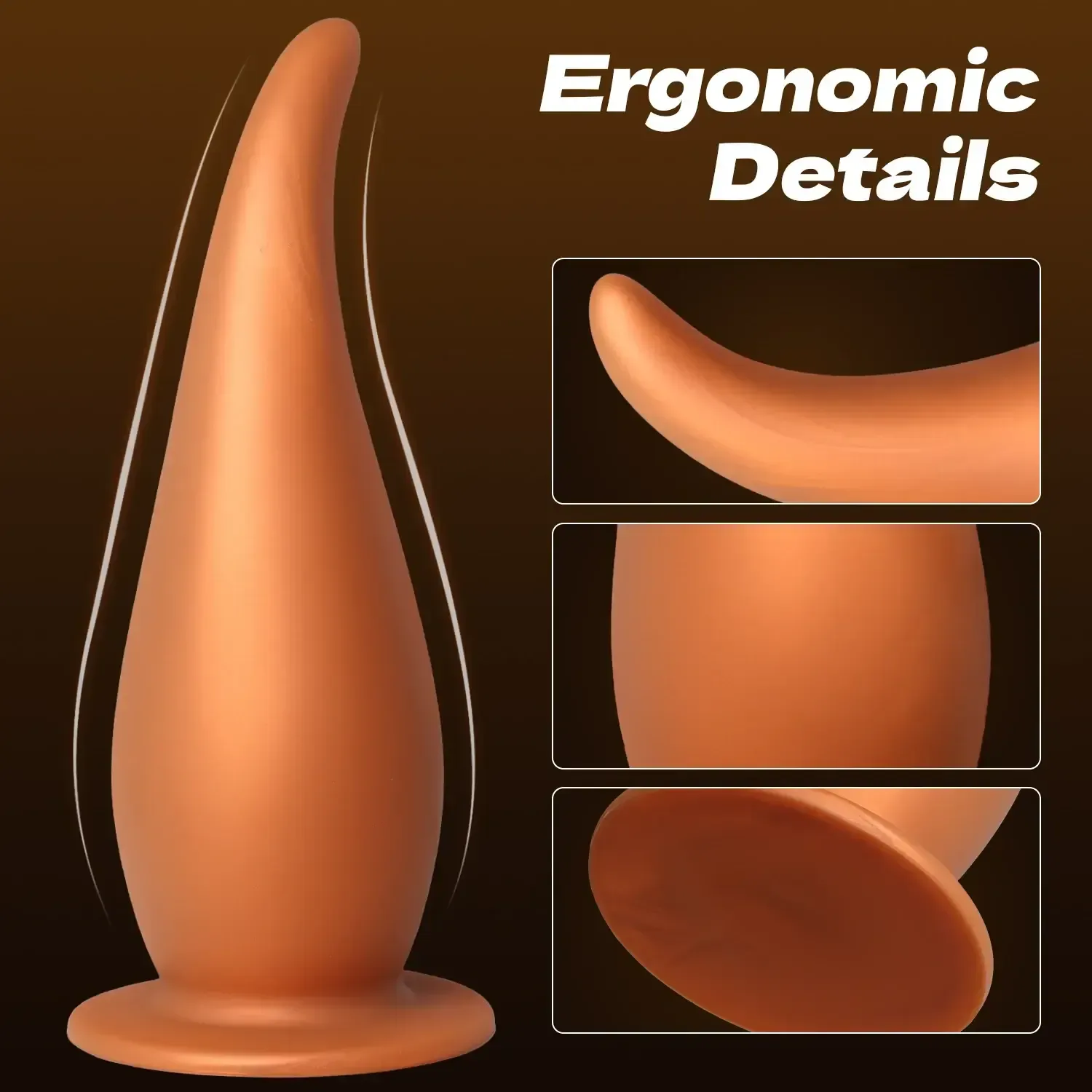 smooth silicone anal dilator large