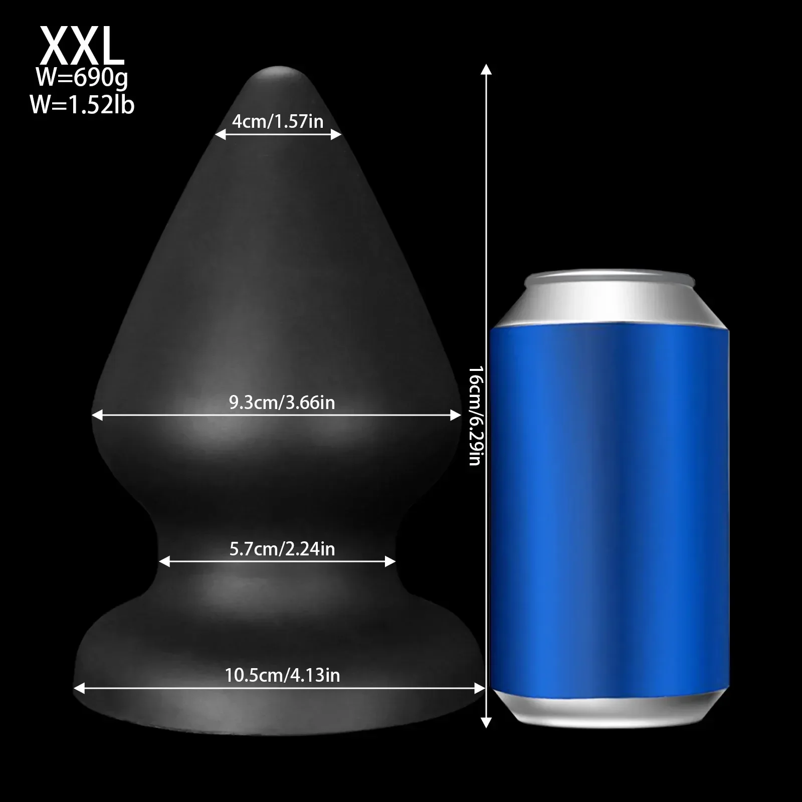 smooth silicone anal exploration plugs