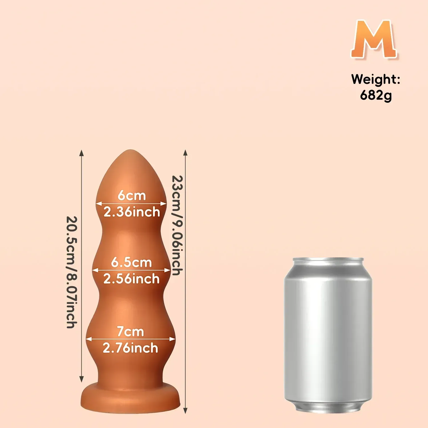 smooth silicone anal plug beads set