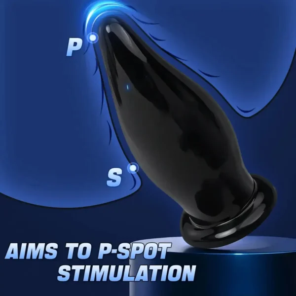 smooth silicone anal plug for men