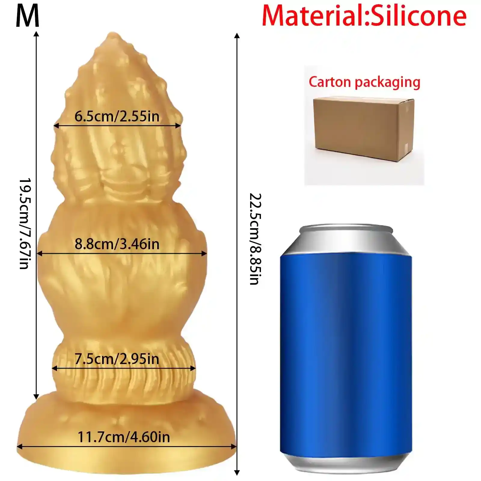 smooth silicone anal plug trainer